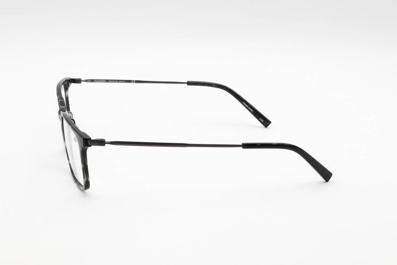 Flexon FLEXONEP8003 Eyeglasses - SHINY OLIVE TORTOISE - view 4